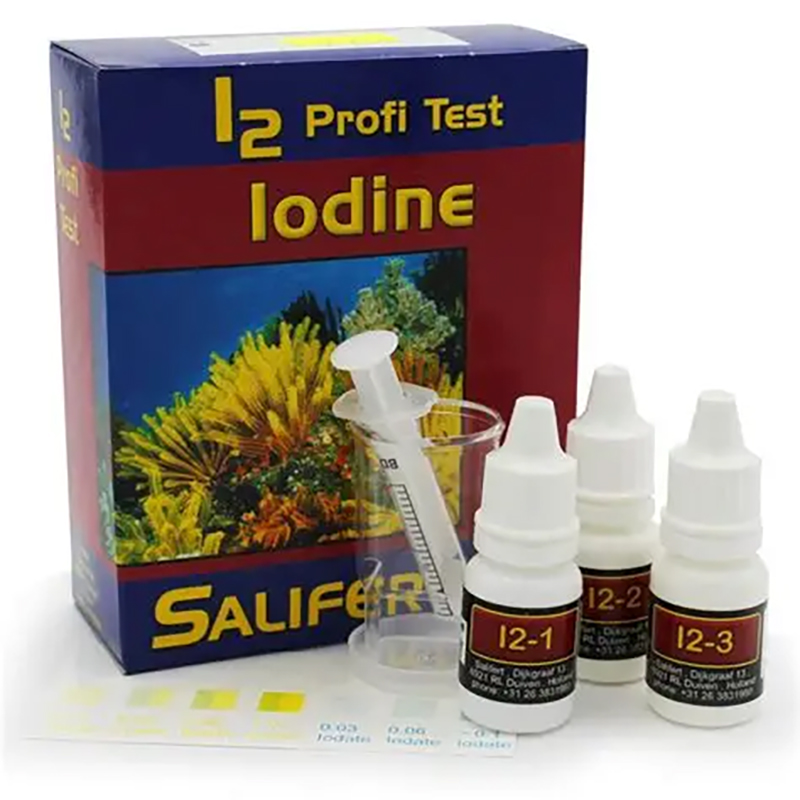 Marine Aquarium Test Kit - Salifert İyot I2 Profi-Test - Mercan