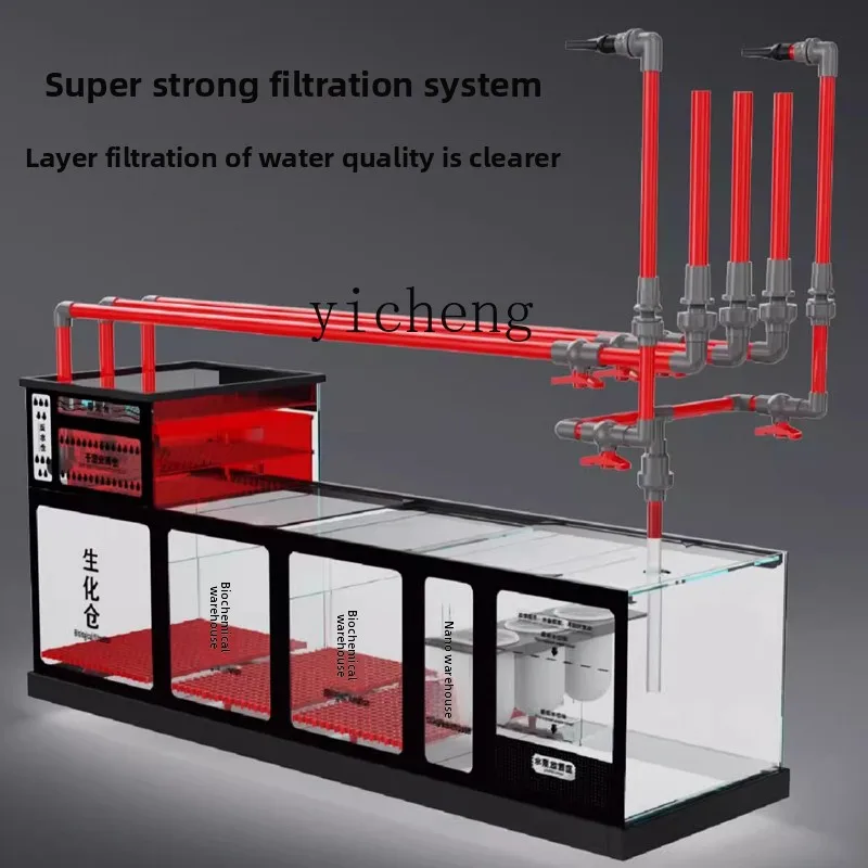 Marine Aquarium With Sump - L14 balık tankı ultra beyaz cam