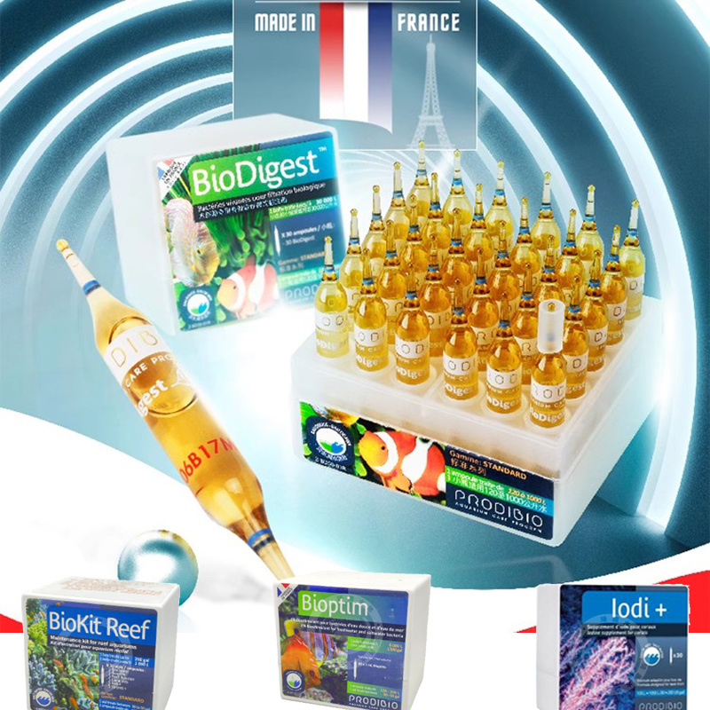Marine Aquarium Bacteria - Balık tankları PRODIBIO biodibiobiovert Bioptim Reef