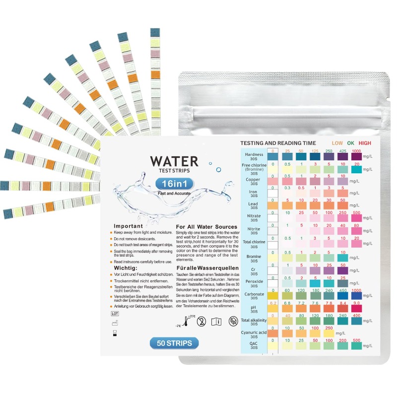 Marine Aquarium Test Kit - Akvaryum Test Şeritleri Tatlı Su PH