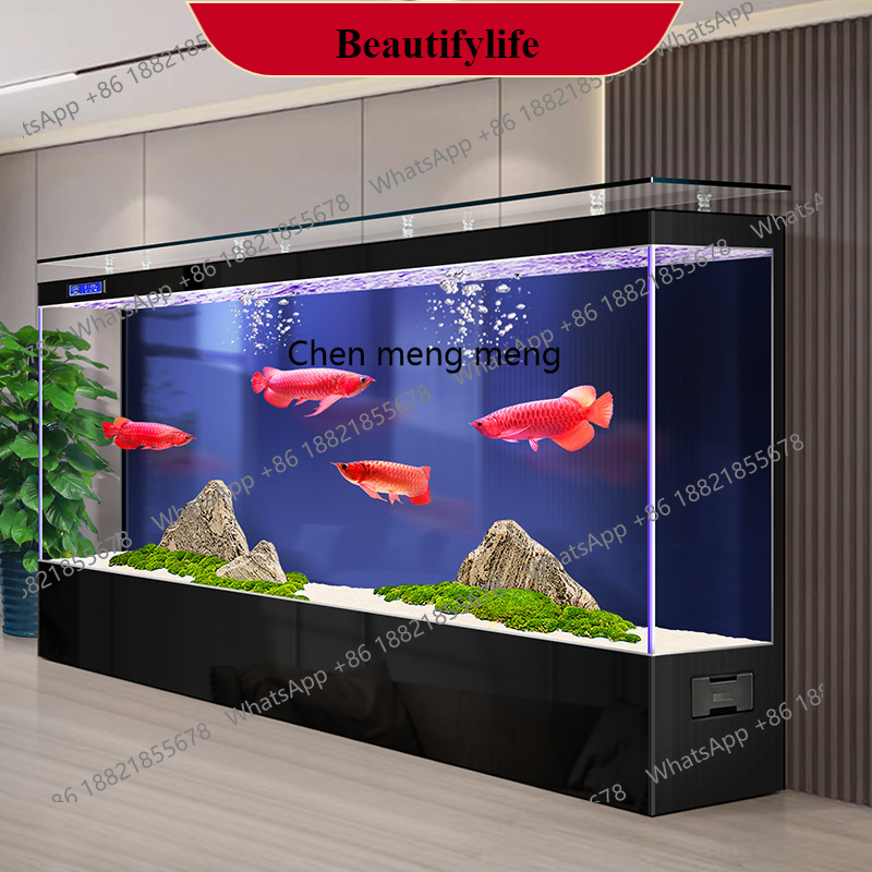 Marine Aquarium With Sump - G153 Ekolojik balık tankı, oturma odasında