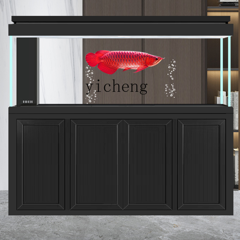 Marine Aquarium With Sump - X8 arowana tankı akvaryum taban filtresi