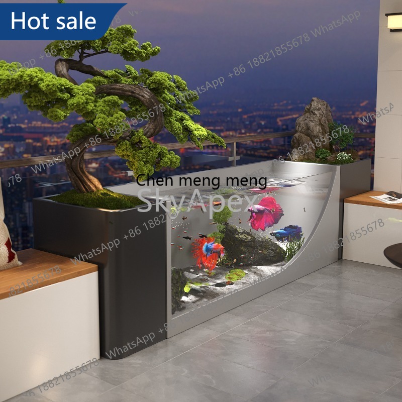 Marine Aquarium With Sump - M02 Paslanmaz Çelik Balkon Balık Havuzu