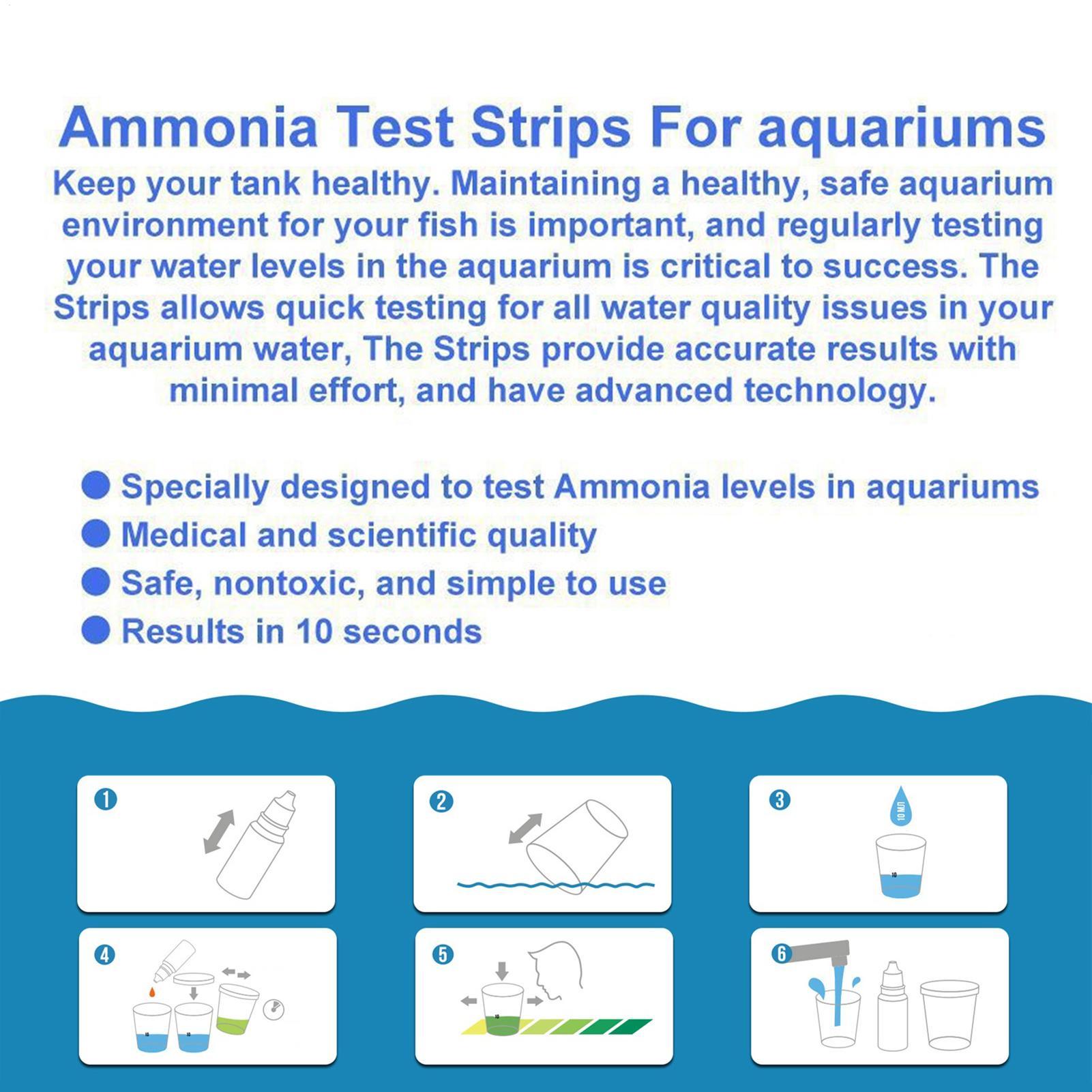 Akvaryum Amonyak Test Şeritler - Marine Aquarium Test Kit incelemesi ve fiyatı