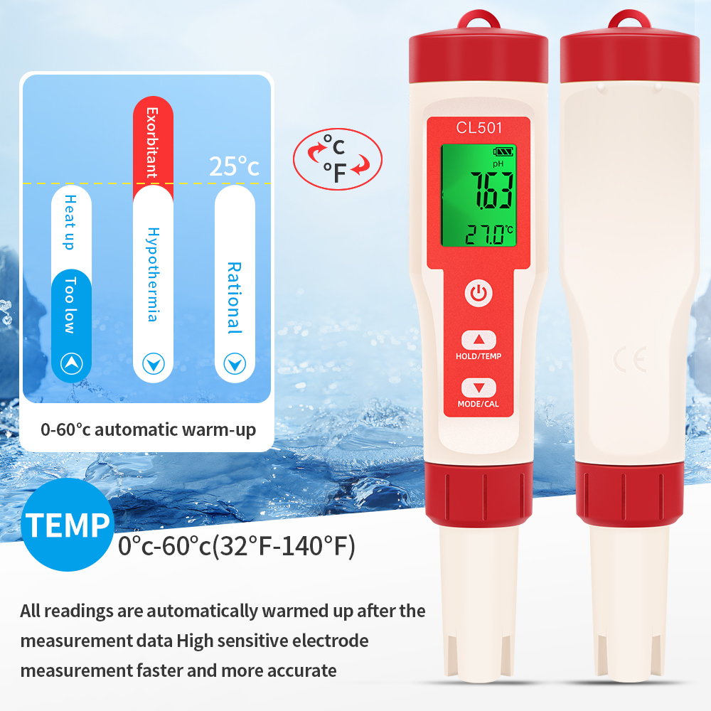 PH/CL2/H2/ORP/Sıcaklık Ölçer K - Marine Aquarium Test Kit incelemesi ve fiyatı