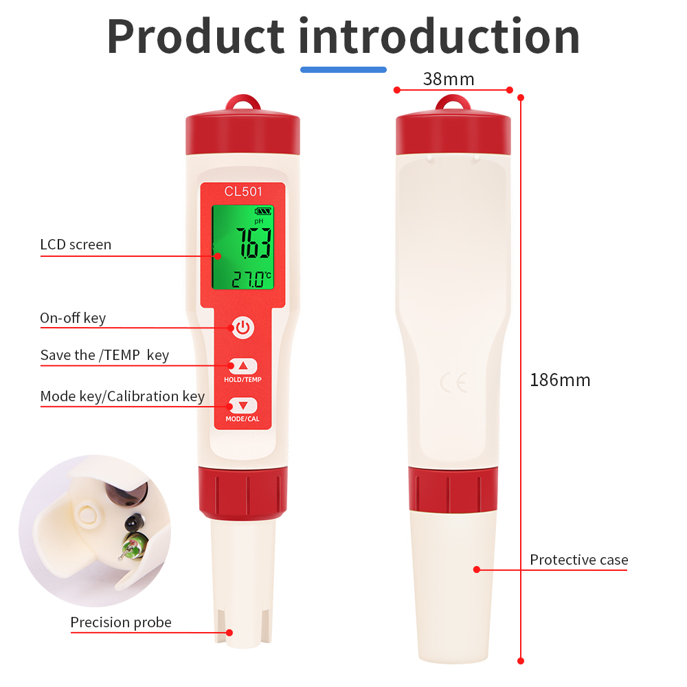 PH/CL2/H2/ORP/Sıcaklık Ölçer K - Marine Aquarium Test Kit incelemesi ve fiyatı