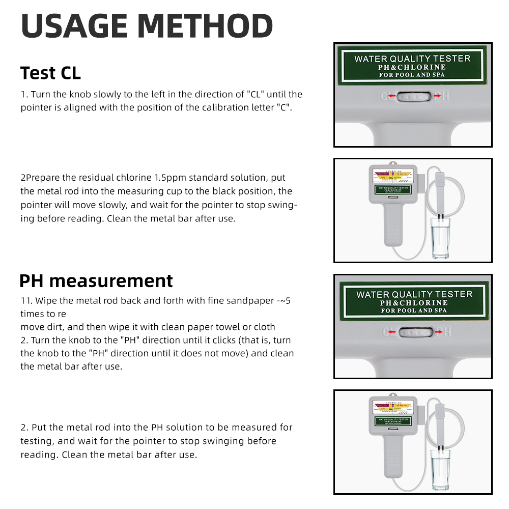 2 in 1 PH klor ölçer cihazı PC - Marine Aquarium Test Kit incelemesi ve fiyatı