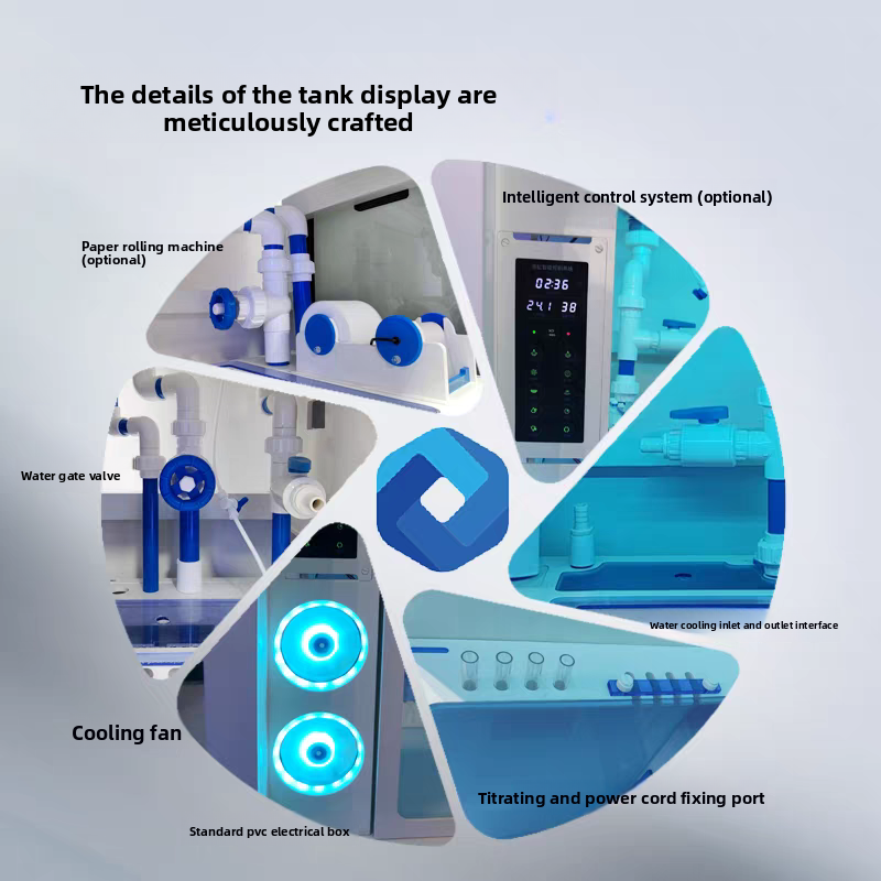 Lüks Ultra Beyaz Cam Tuzlu Su  - Marine Aquarium With Sump incelemesi ve fiyatı