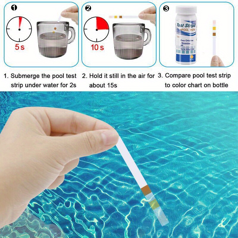 Klor PH Test Şeritleri SPA Yüz - Marine Aquarium Bacteria incelemesi ve fiyatı
