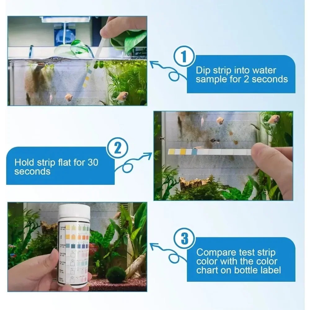 Akvaryum Test Şeridi PH Kalite - Marine Aquarium Test Kit incelemesi ve fiyatı