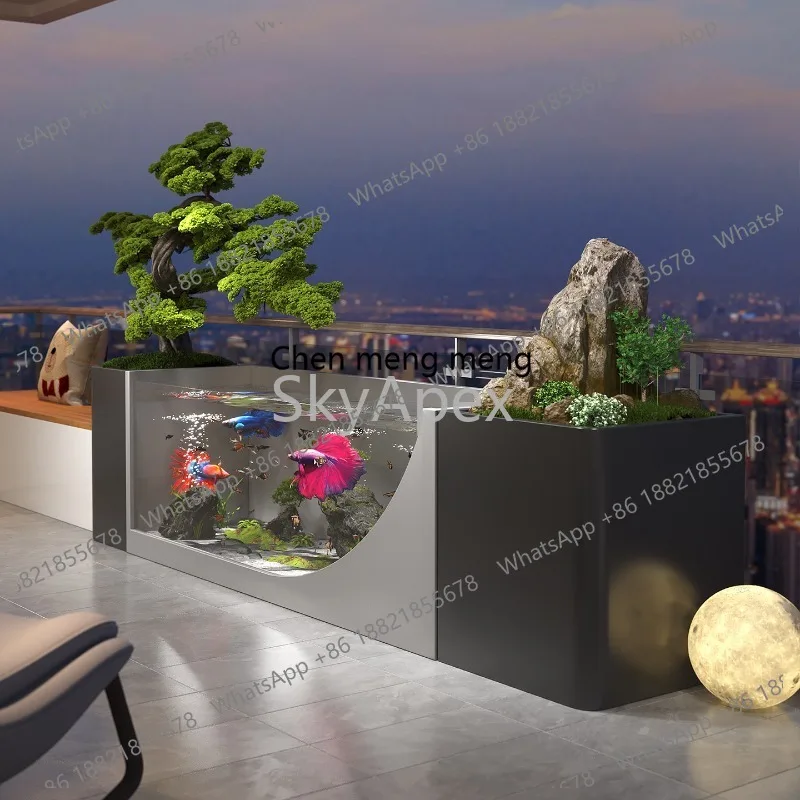 M02 Paslanmaz Çelik Balkon Bal - Marine Aquarium With Sump incelemesi ve fiyatı